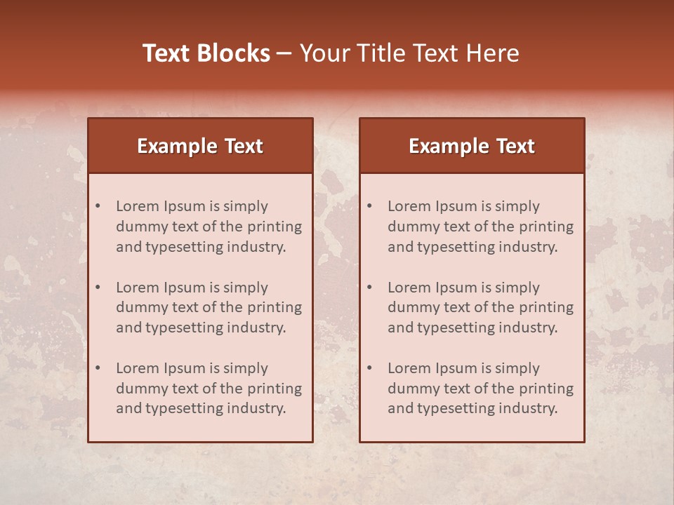 Rough Aging Grunge PowerPoint Template
