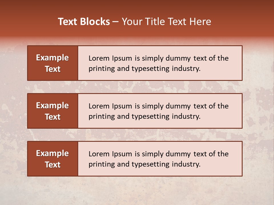 Rough Aging Grunge PowerPoint Template