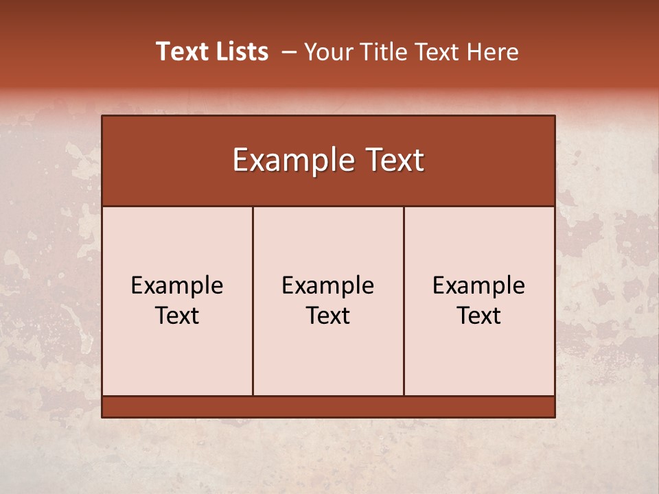Rough Aging Grunge PowerPoint Template