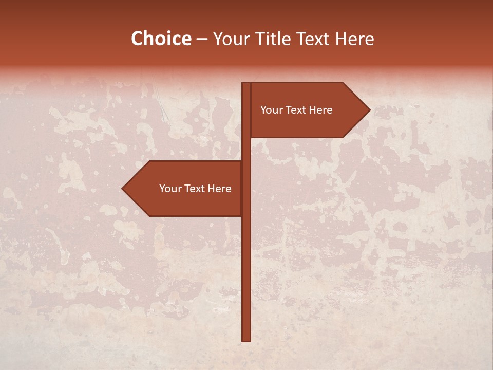 Rough Aging Grunge PowerPoint Template