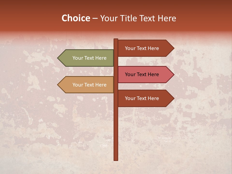Rough Aging Grunge PowerPoint Template