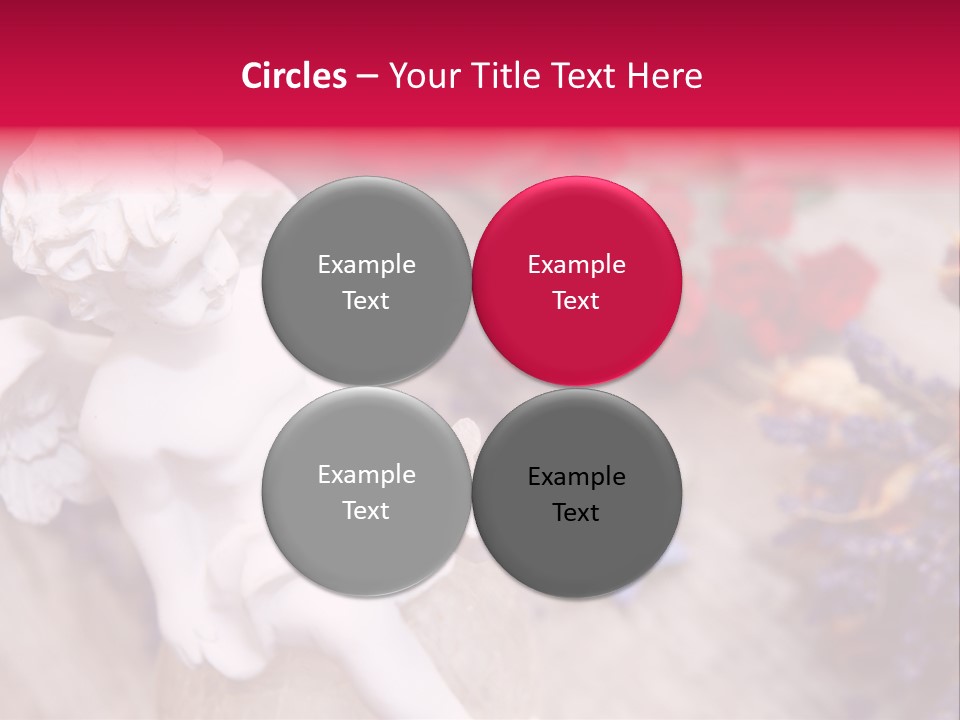 Wooden Board Red White PowerPoint Template