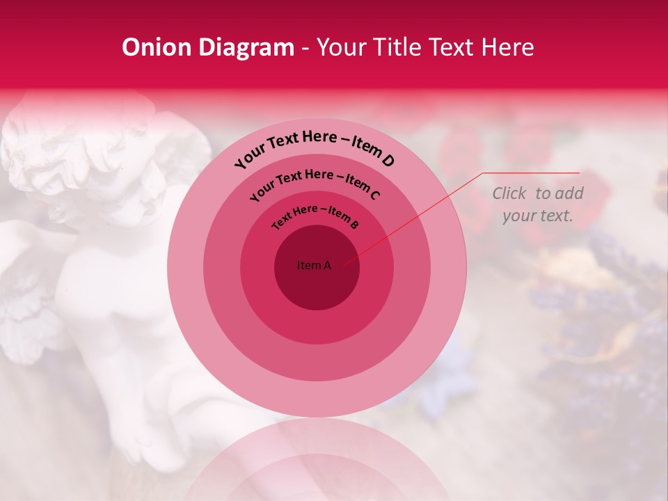 Wooden Board Red White PowerPoint Template