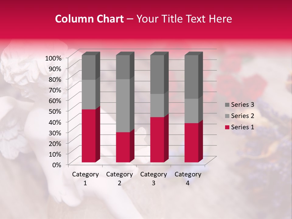 Wooden Board Red White PowerPoint Template