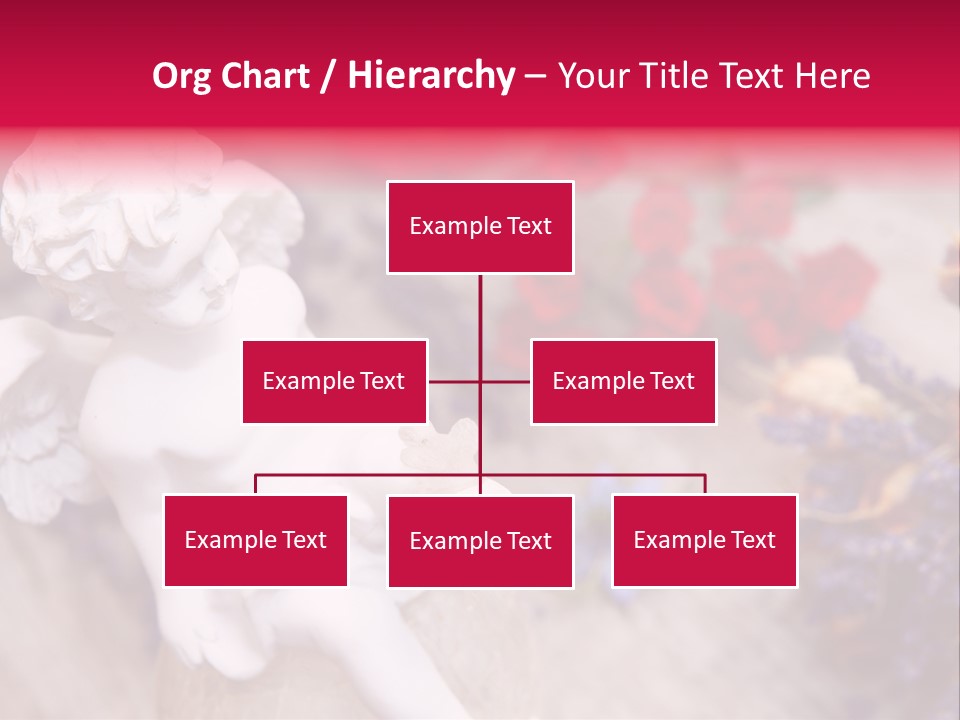 Wooden Board Red White PowerPoint Template