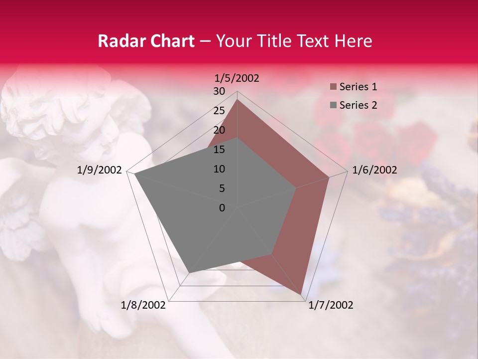 Wooden Board Red White PowerPoint Template