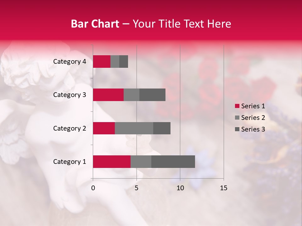 Wooden Board Red White PowerPoint Template