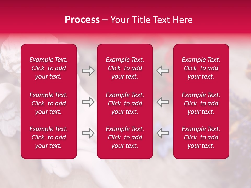 Wooden Board Red White PowerPoint Template