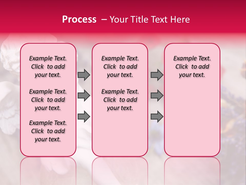 Wooden Board Red White PowerPoint Template