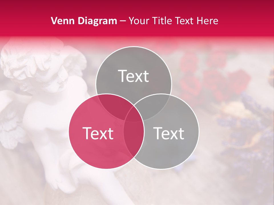 Wooden Board Red White PowerPoint Template