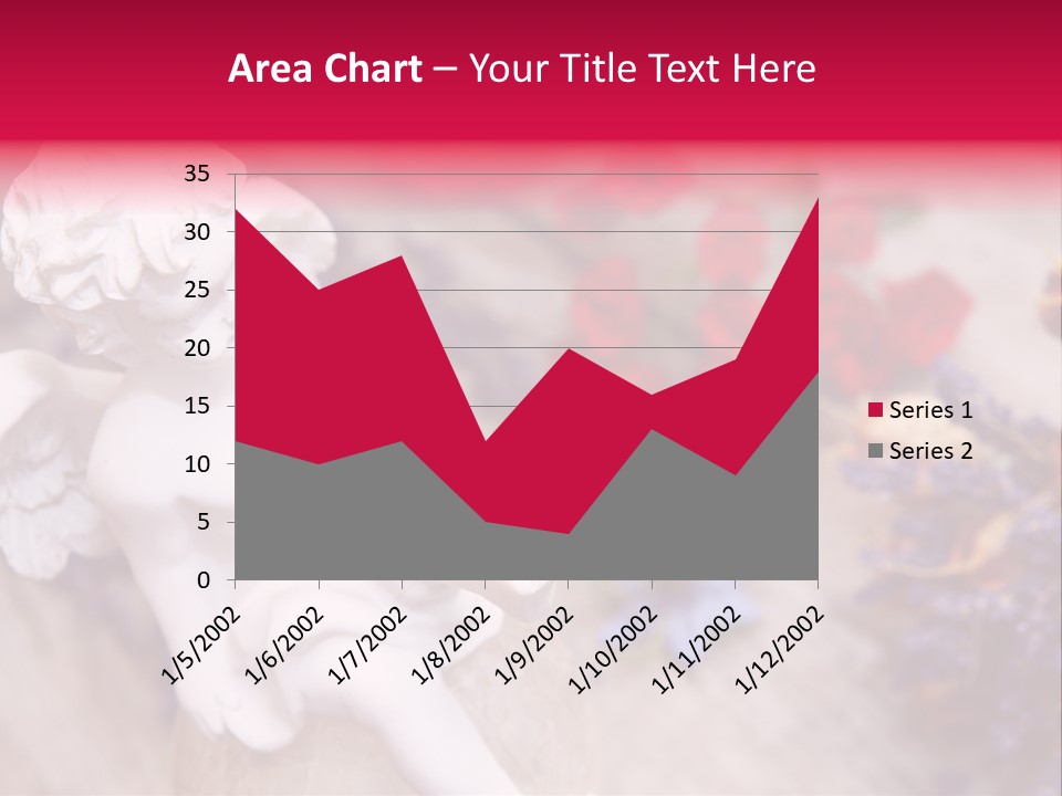 Wooden Board Red White PowerPoint Template