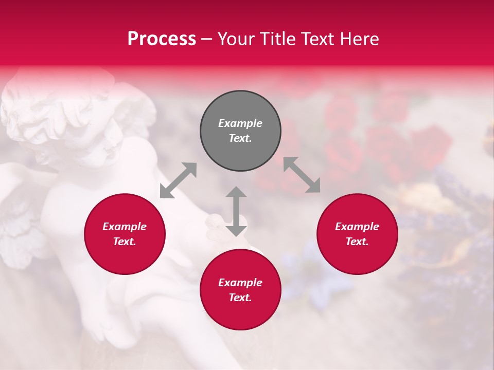 Wooden Board Red White PowerPoint Template