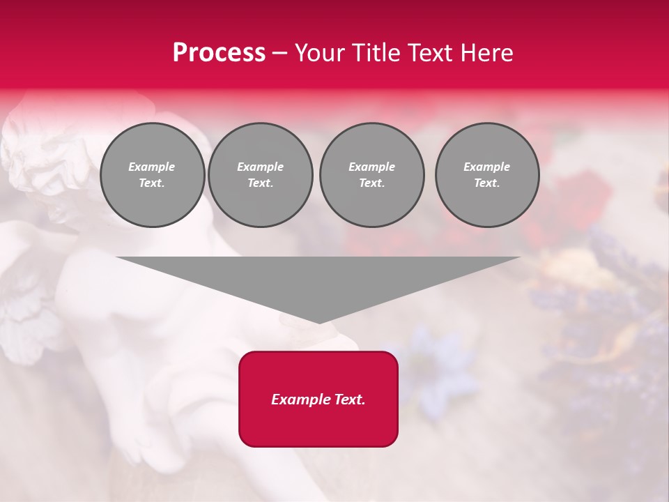 Wooden Board Red White PowerPoint Template