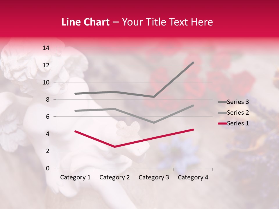 Wooden Board Red White PowerPoint Template