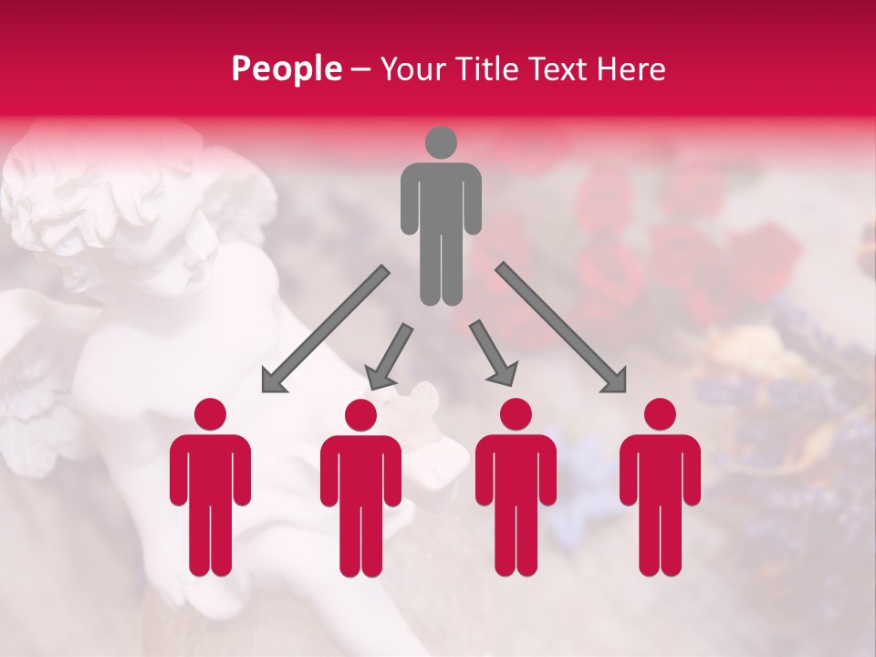 Wooden Board Red White PowerPoint Template