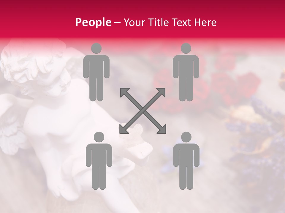 Wooden Board Red White PowerPoint Template