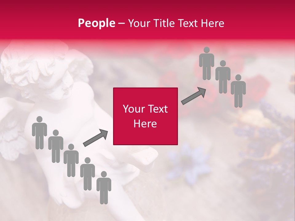 Wooden Board Red White PowerPoint Template