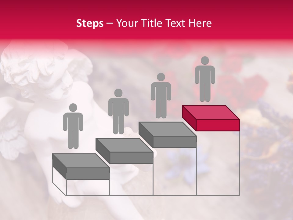 Wooden Board Red White PowerPoint Template