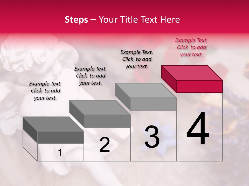 Wooden Board Red White PowerPoint Template