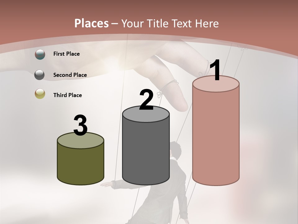 Puppet Boss Office PowerPoint Template