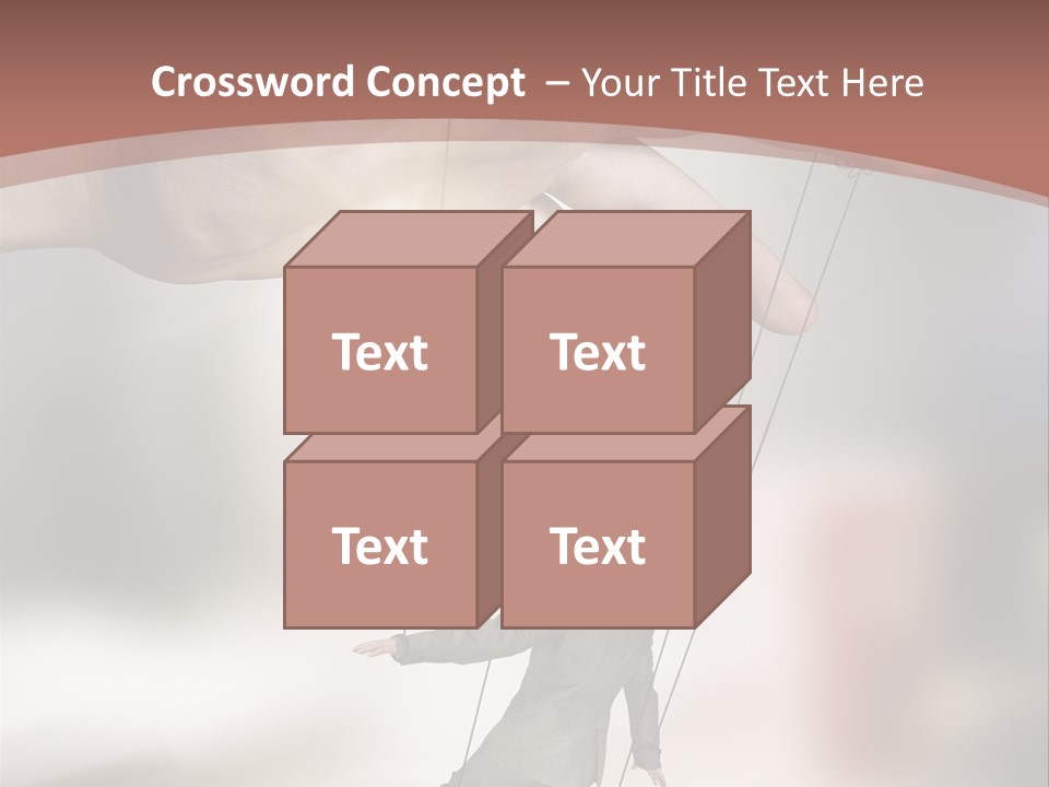 Puppet Boss Office PowerPoint Template