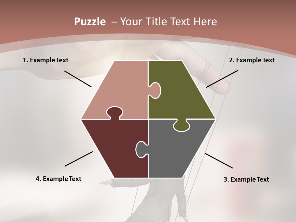 Puppet Boss Office PowerPoint Template