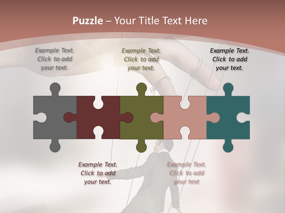 Puppet Boss Office PowerPoint Template