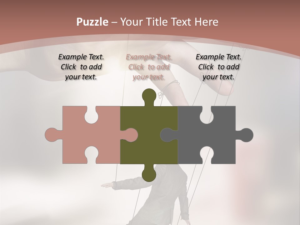 Puppet Boss Office PowerPoint Template