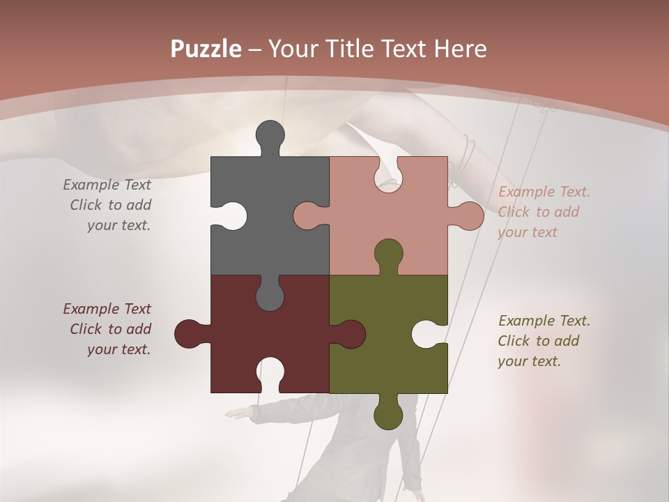 Puppet Boss Office PowerPoint Template