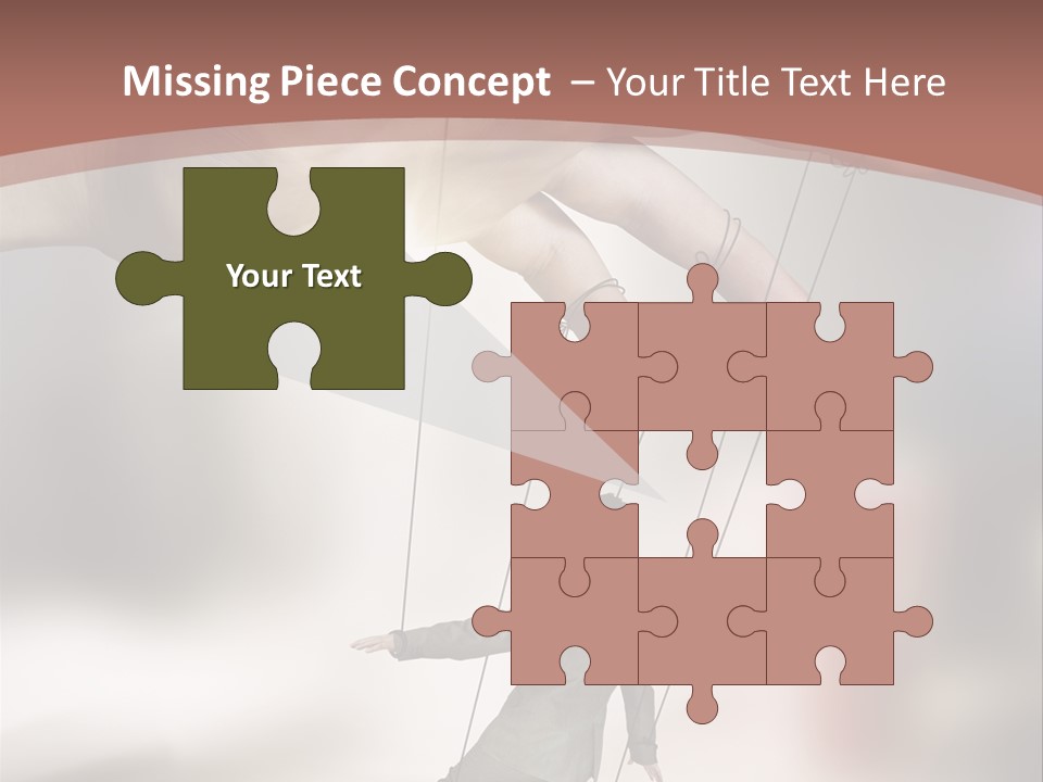 Puppet Boss Office PowerPoint Template