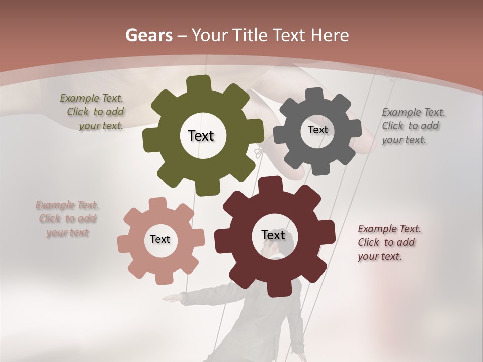 Puppet Boss Office PowerPoint Template