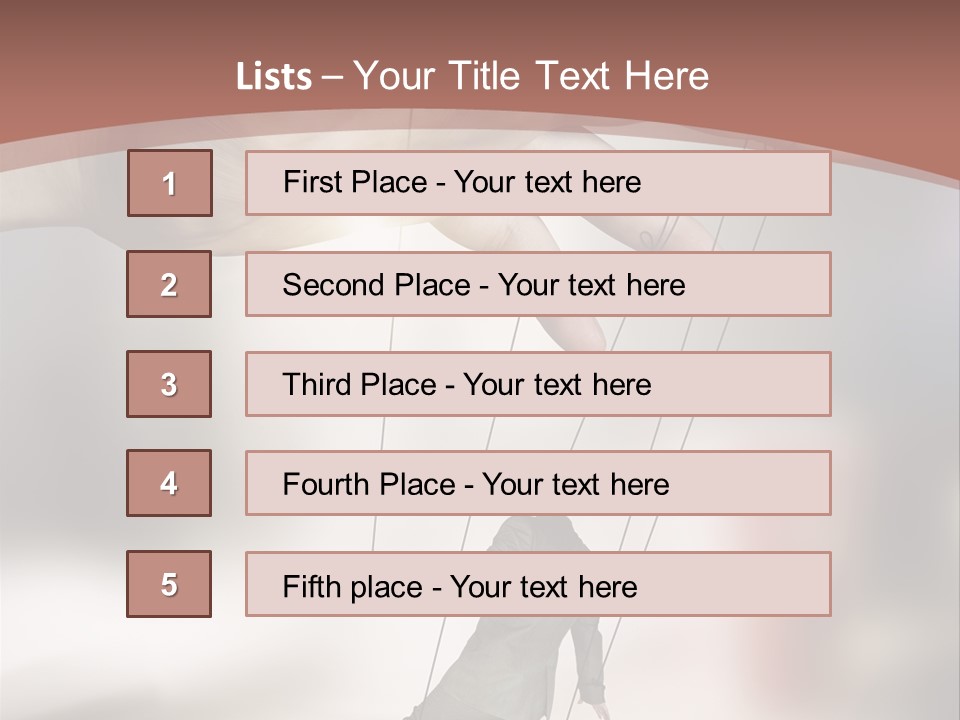 Puppet Boss Office PowerPoint Template