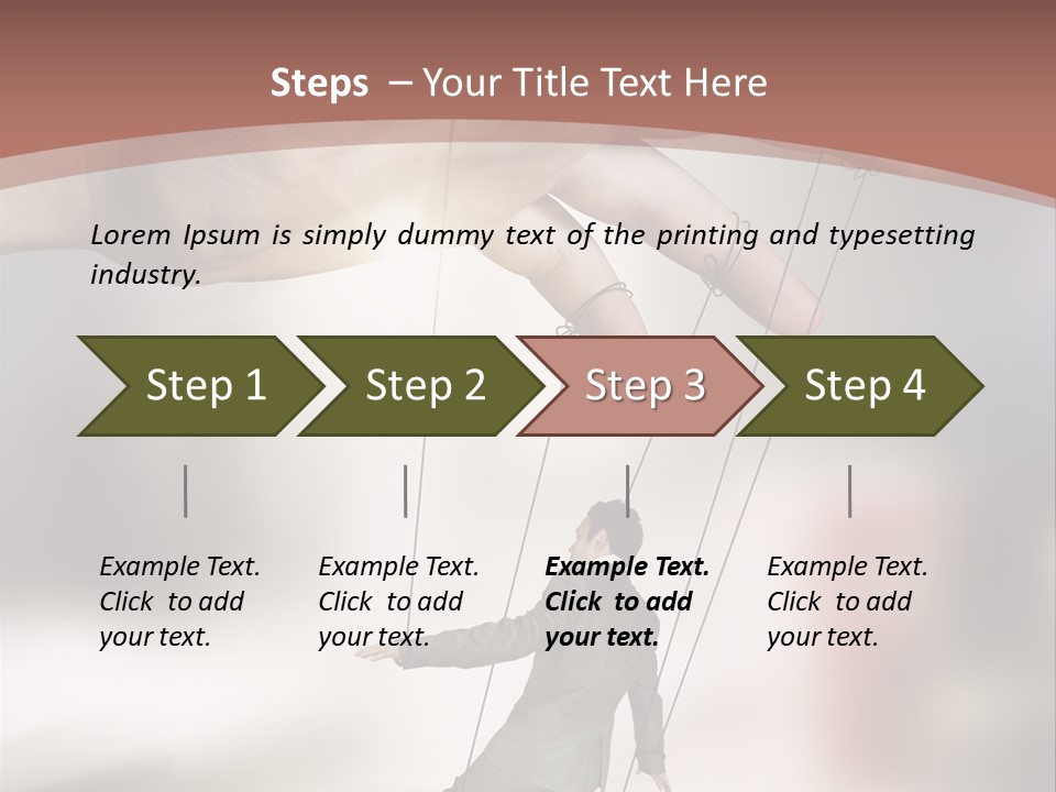 Puppet Boss Office PowerPoint Template