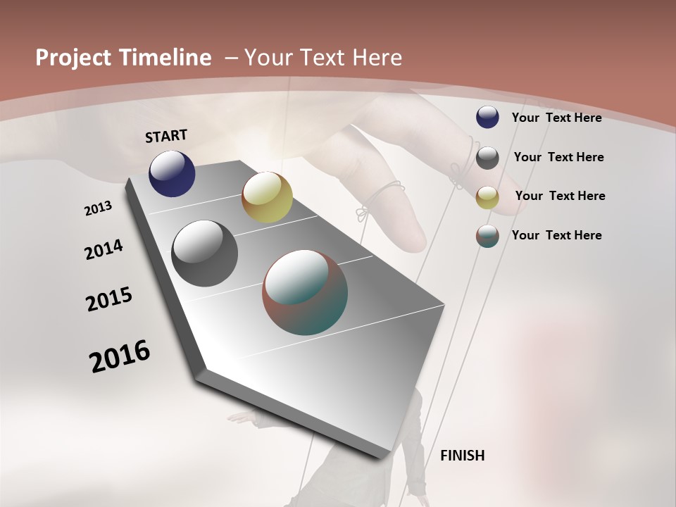 Puppet Boss Office PowerPoint Template