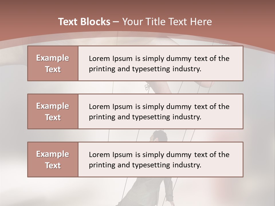 Puppet Boss Office PowerPoint Template