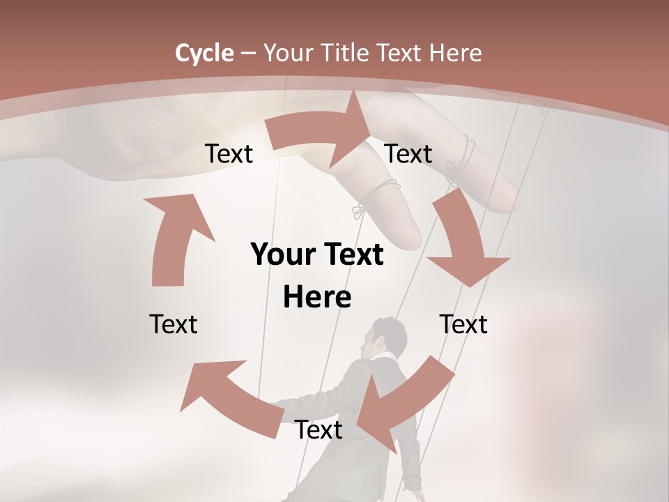Puppet Boss Office PowerPoint Template
