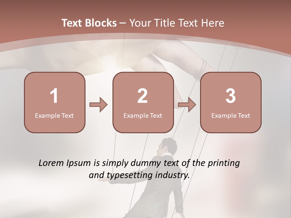 Puppet Boss Office PowerPoint Template