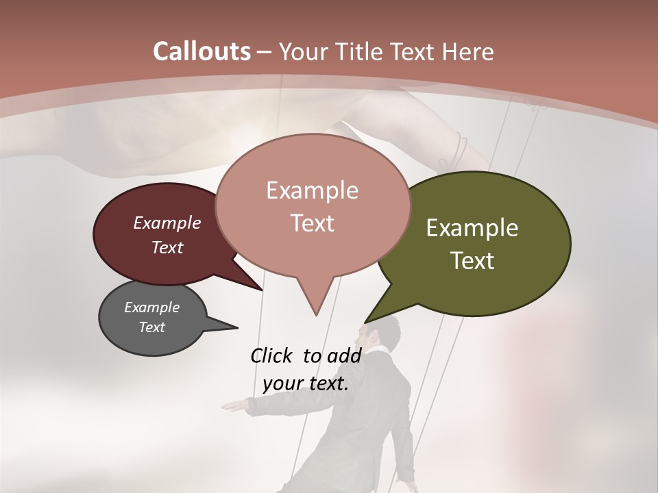 Puppet Boss Office PowerPoint Template