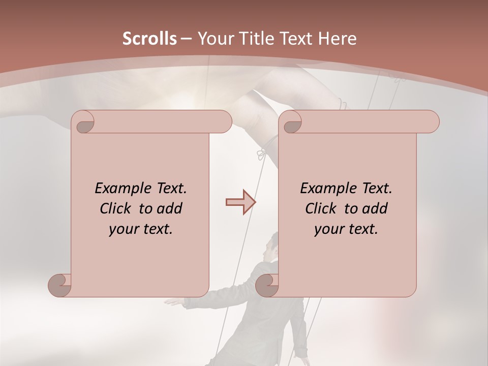 Puppet Boss Office PowerPoint Template