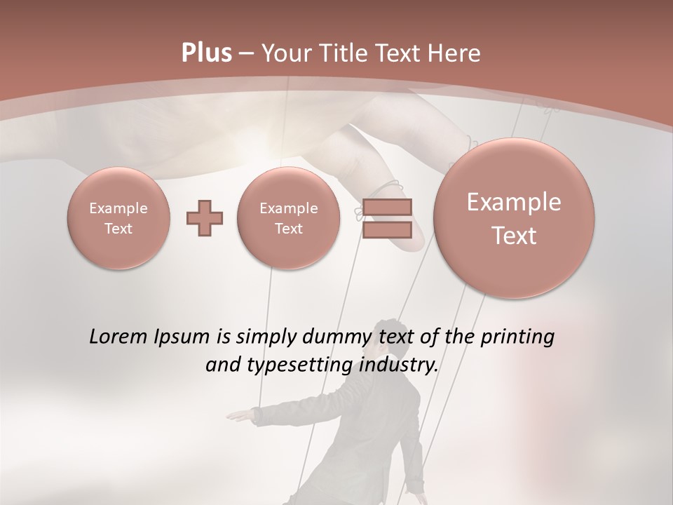 Puppet Boss Office PowerPoint Template