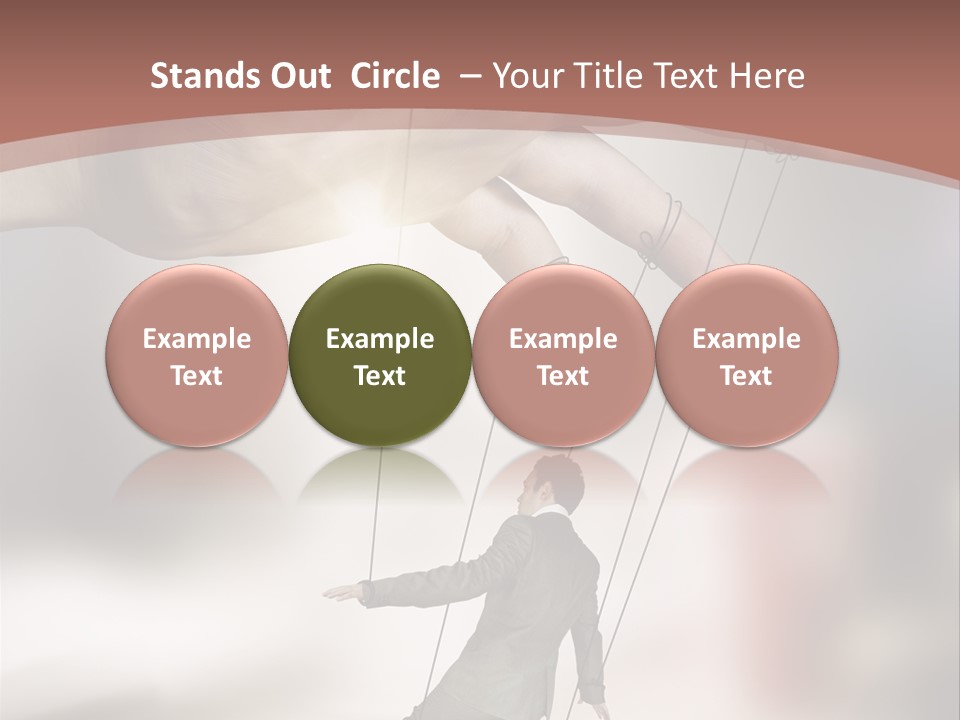 Puppet Boss Office PowerPoint Template