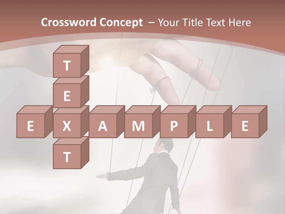 Puppet Boss Office PowerPoint Template