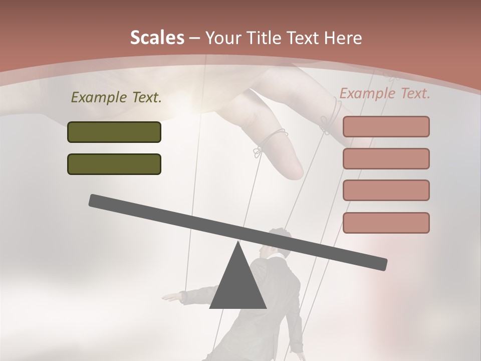 Puppet Boss Office PowerPoint Template
