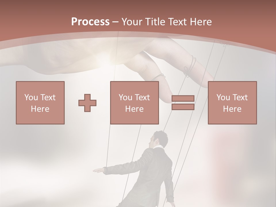 Puppet Boss Office PowerPoint Template