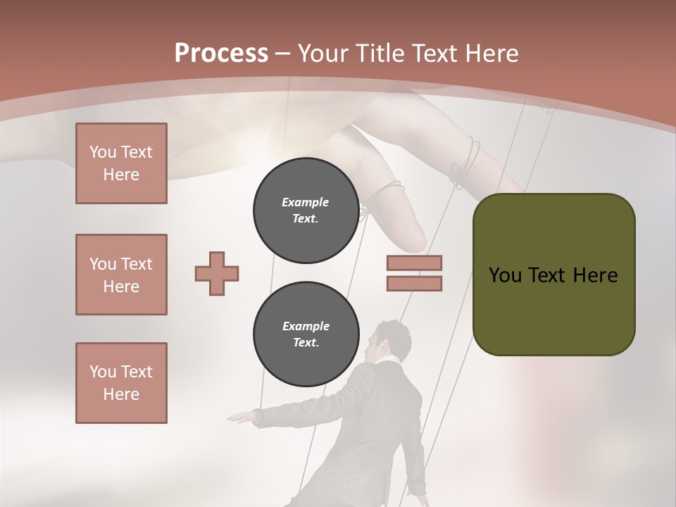 Puppet Boss Office PowerPoint Template