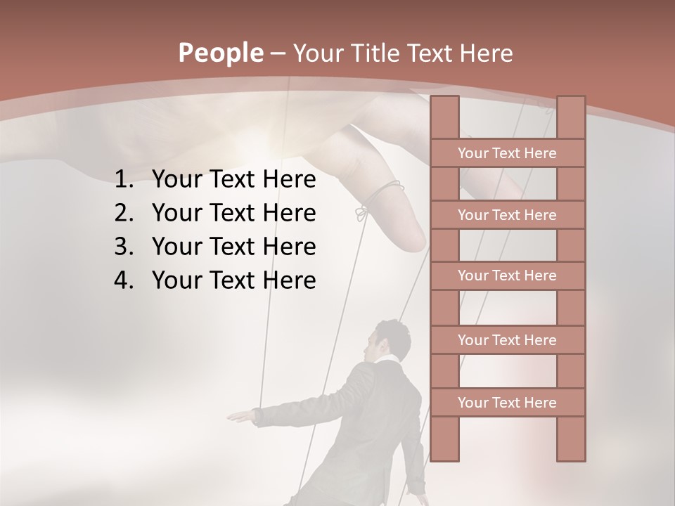Puppet Boss Office PowerPoint Template