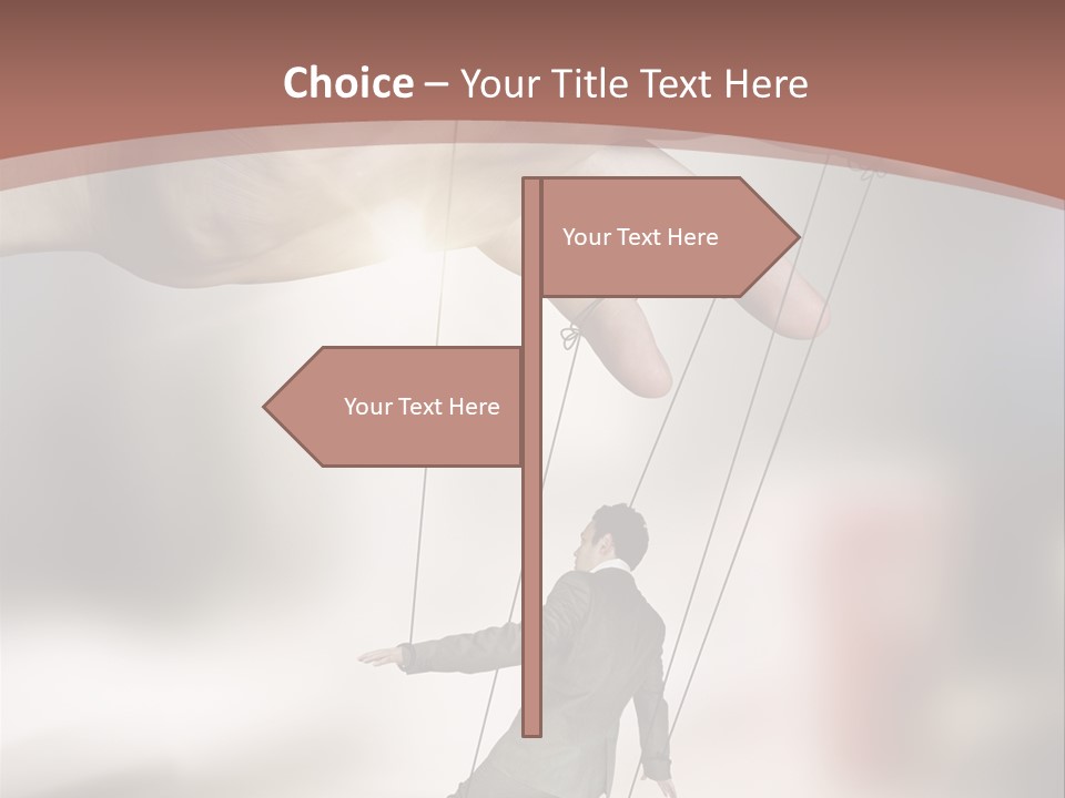 Puppet Boss Office PowerPoint Template