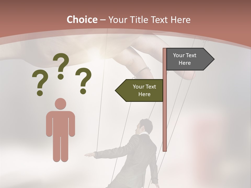 Puppet Boss Office PowerPoint Template