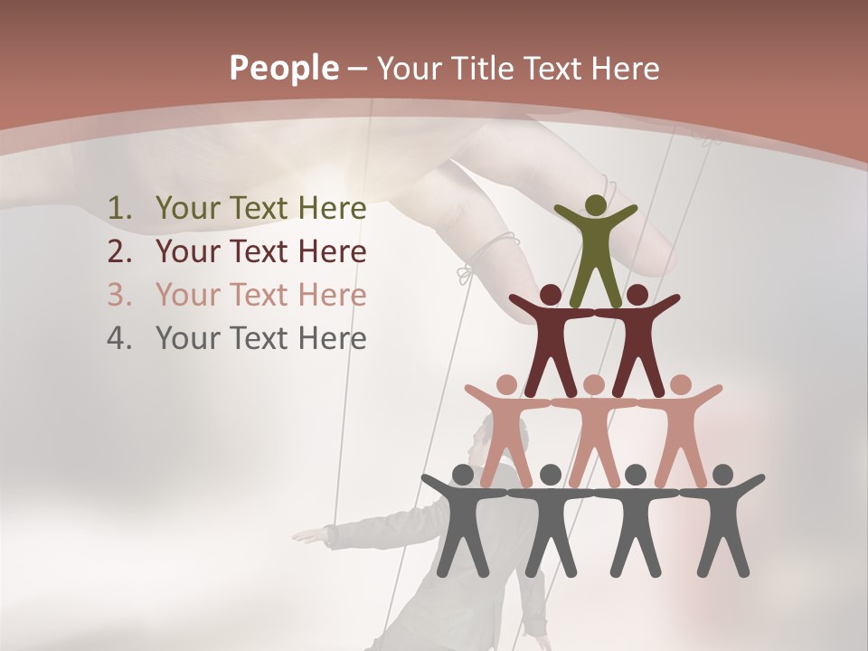 Puppet Boss Office PowerPoint Template