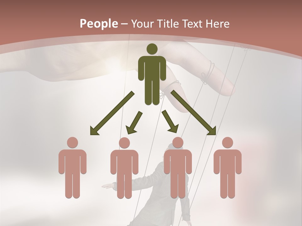 Puppet Boss Office PowerPoint Template